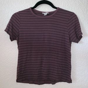 Purple Stripped Tee